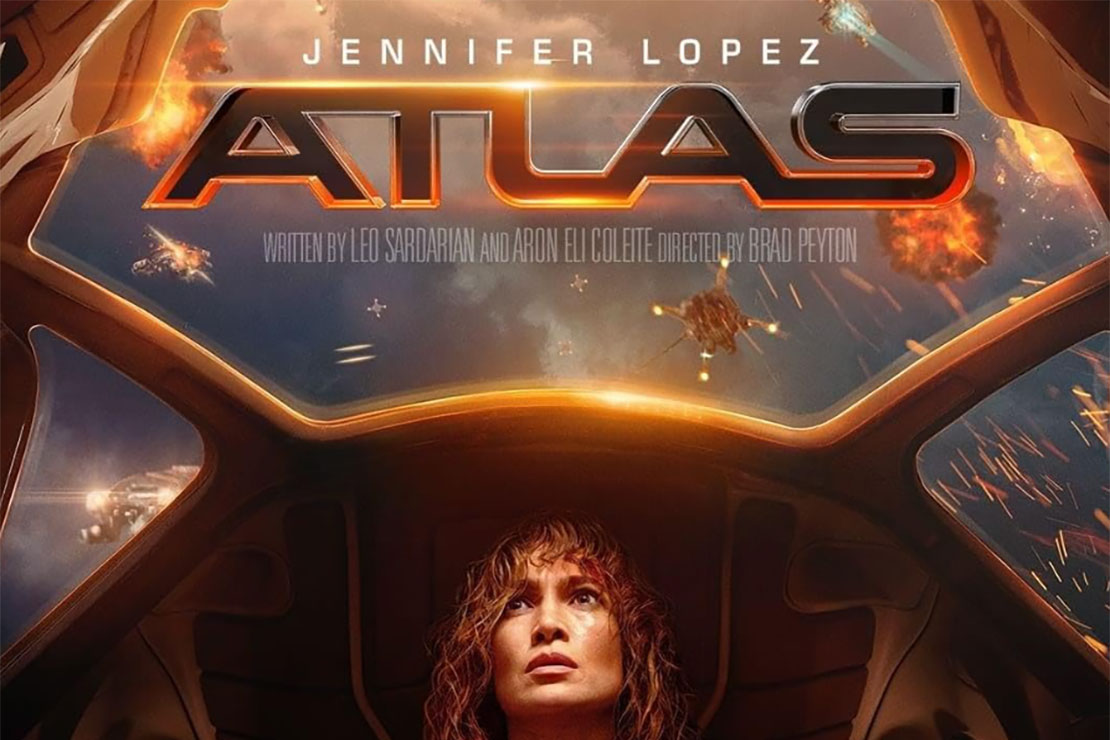 Atlas Movie Poster Screen Shoot