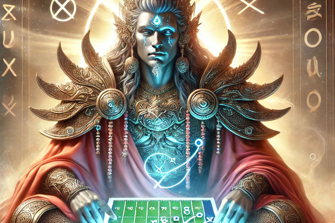 Enlightened Warrior Reading Football Playbook