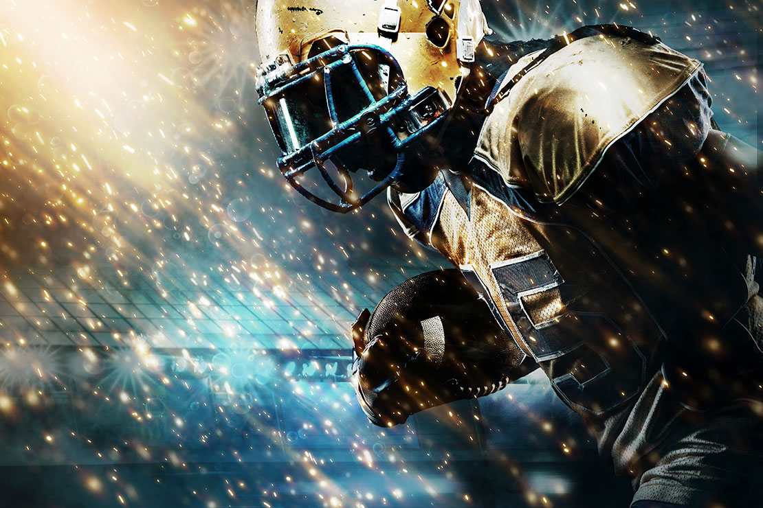 Football Player Graphic