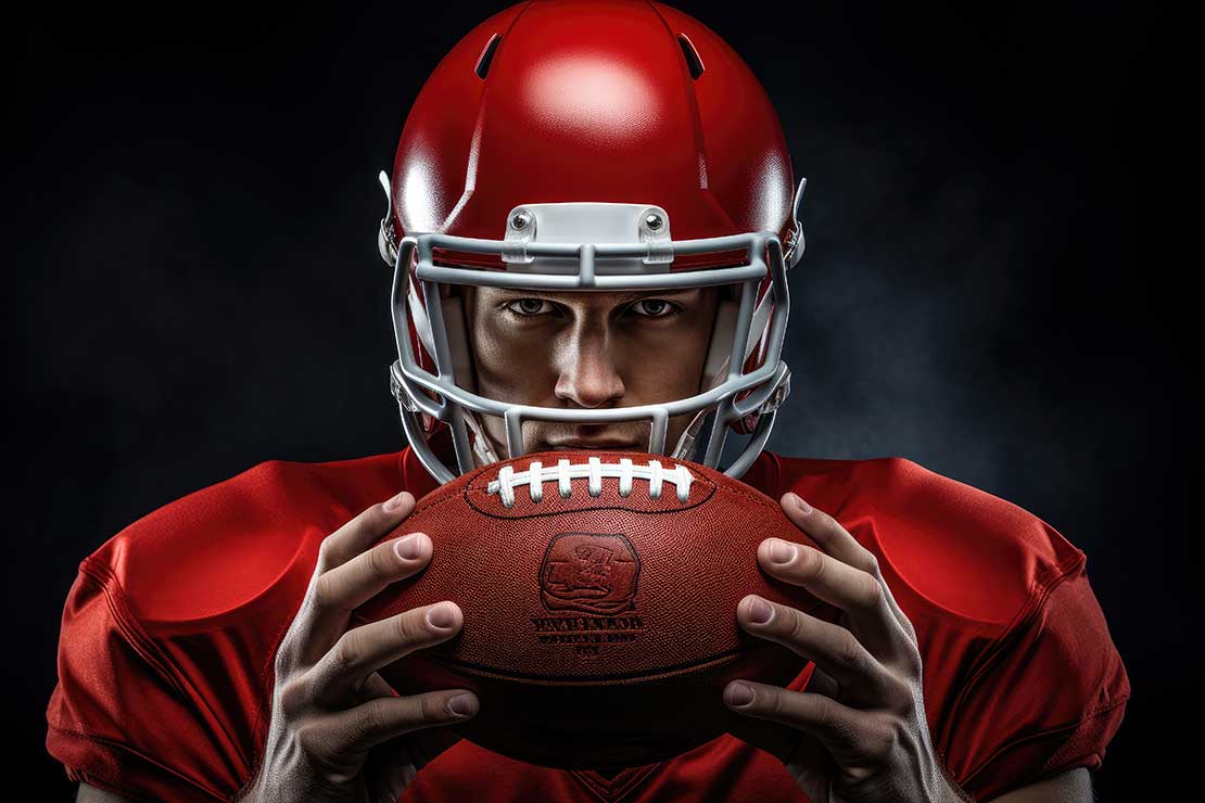 Football Player Graphic