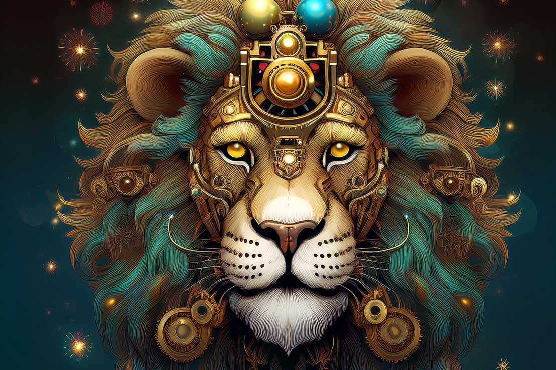 Steam punk Lion